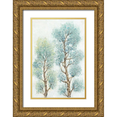 Tranquil Tree Tops II Gold Ornate Wood Framed Art Print with Double Matting by OToole, Tim