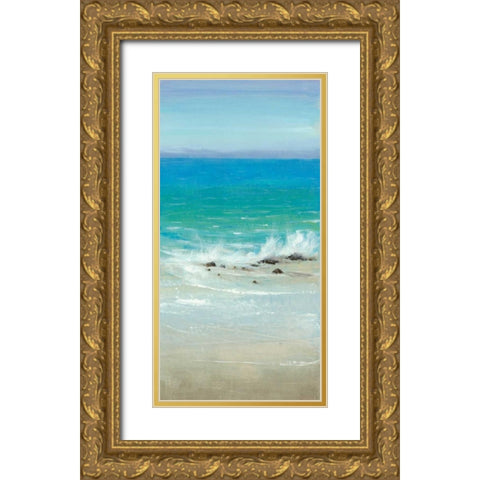 Salt Spray I Gold Ornate Wood Framed Art Print with Double Matting by OToole, Tim