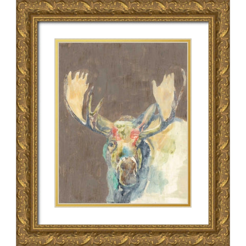 Rustic Wildlife III Gold Ornate Wood Framed Art Print with Double Matting by Goldberger, Jennifer