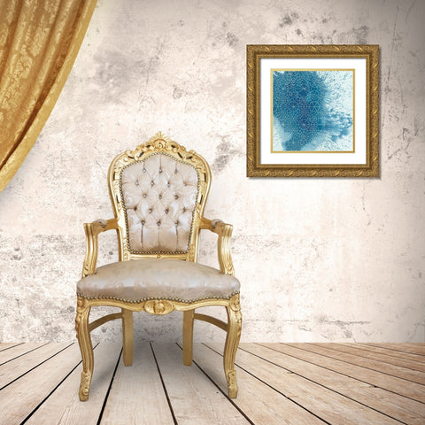 Crystalline II Gold Ornate Wood Framed Art Print with Double Matting by Chariklia, Zarris