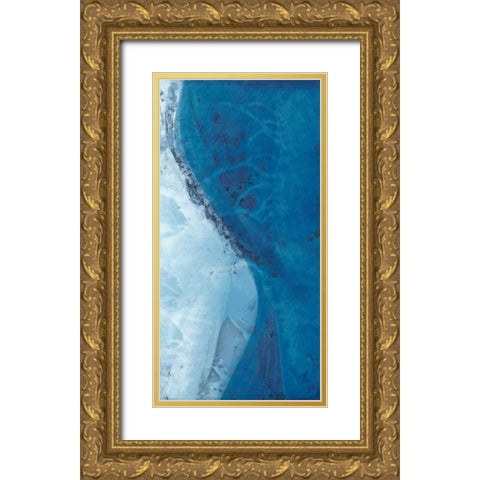 Undercurrent I Gold Ornate Wood Framed Art Print with Double Matting by Zarris, Chariklia