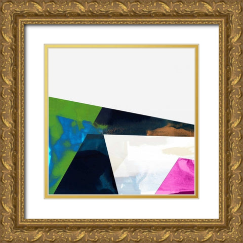Block Detail IV Gold Ornate Wood Framed Art Print with Double Matting by Jasper, Sisa