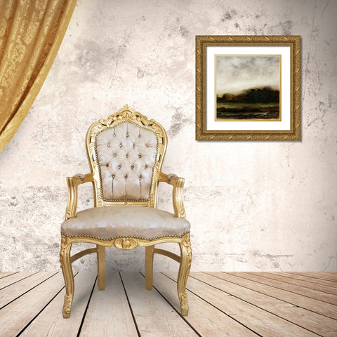 Fall Horizon IV Gold Ornate Wood Framed Art Print with Double Matting by Gordon, Sharon