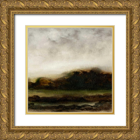Fall Horizon IV Gold Ornate Wood Framed Art Print with Double Matting by Gordon, Sharon