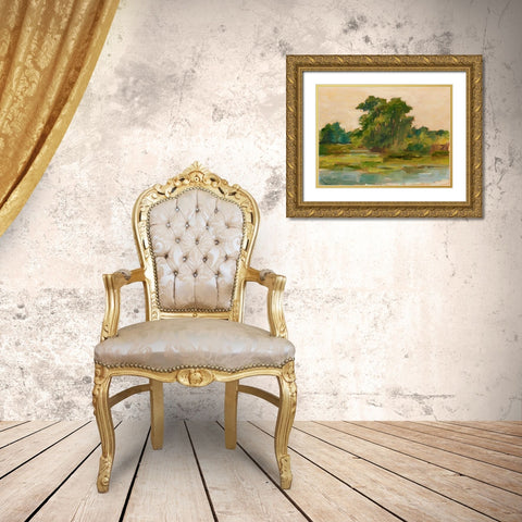 Changing Sunlight I Gold Ornate Wood Framed Art Print with Double Matting by Harper, Ethan