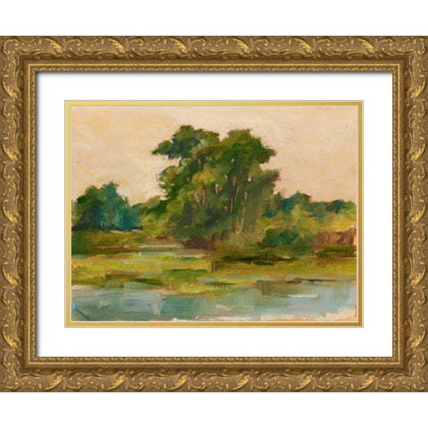Changing Sunlight I Gold Ornate Wood Framed Art Print with Double Matting by Harper, Ethan