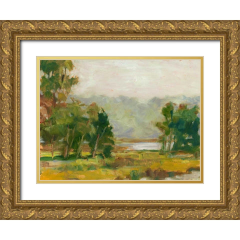Changing Sunlight II Gold Ornate Wood Framed Art Print with Double Matting by Harper, Ethan