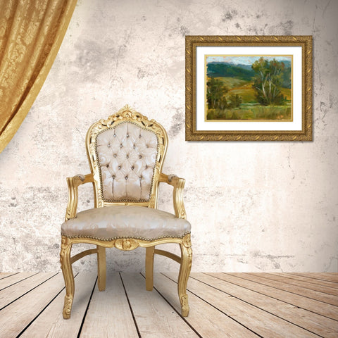 Changing Sunlight IV Gold Ornate Wood Framed Art Print with Double Matting by Harper, Ethan