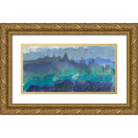 Appalachian Trail II Gold Ornate Wood Framed Art Print with Double Matting by Ludwig, Alicia