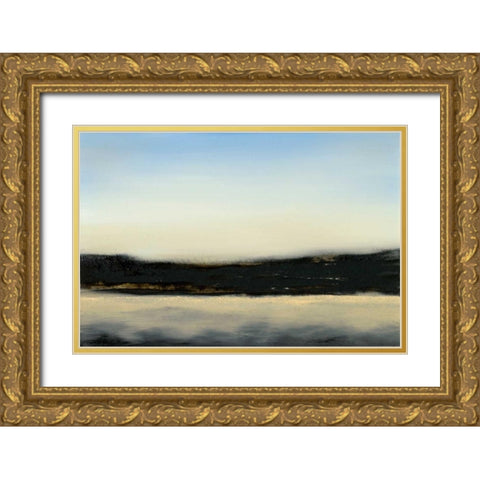 Ocean Tide VI Gold Ornate Wood Framed Art Print with Double Matting by Gordon, Sharon