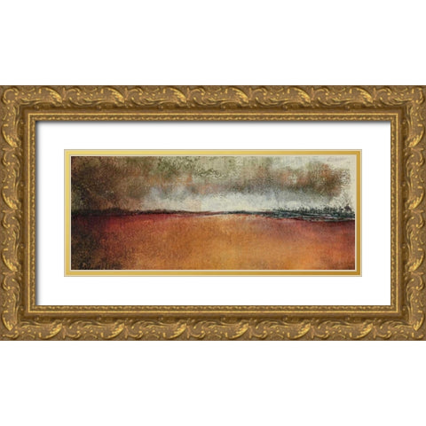 Reflect Gold Ornate Wood Framed Art Print with Double Matting by Gordon, Sharon