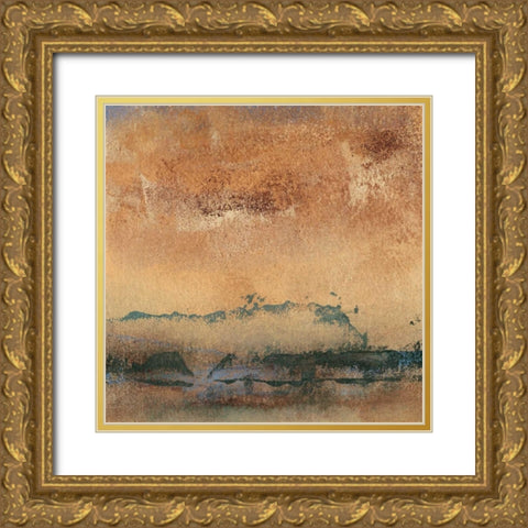 Origin Abstract I Gold Ornate Wood Framed Art Print with Double Matting by Gordon, Sharon