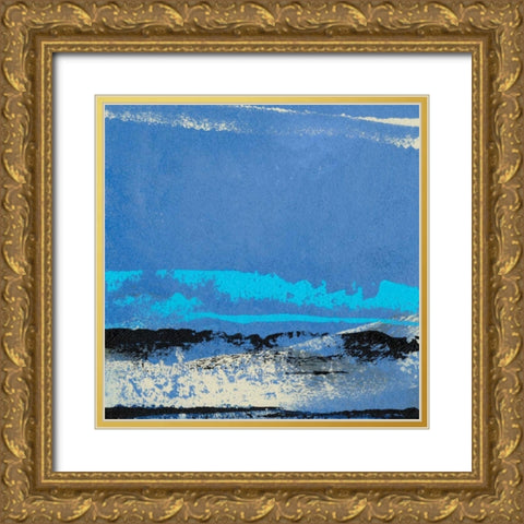 Origin Abstract VIII Gold Ornate Wood Framed Art Print with Double Matting by Gordon, Sharon