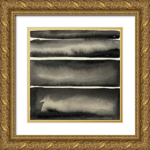 Diverge III Gold Ornate Wood Framed Art Print with Double Matting by Gordon, Sharon