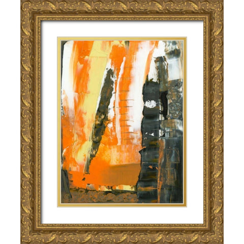 Avenue IV Gold Ornate Wood Framed Art Print with Double Matting by Gordon, Sharon