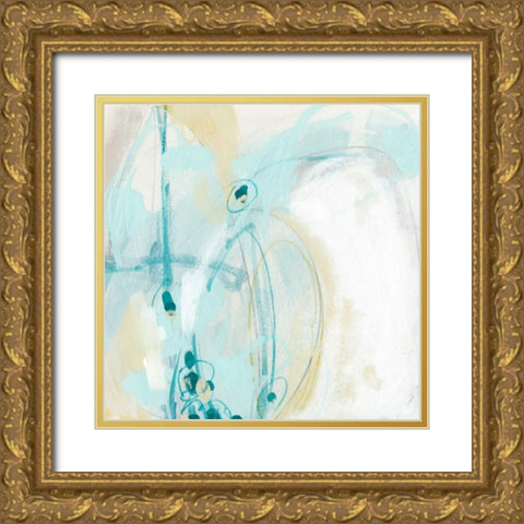 Sea Story I Gold Ornate Wood Framed Art Print with Double Matting by Vess, June Erica