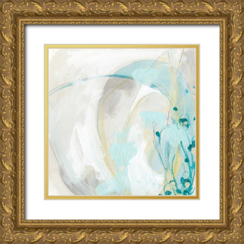 Sea Story II Gold Ornate Wood Framed Art Print with Double Matting by Vess, June Erica