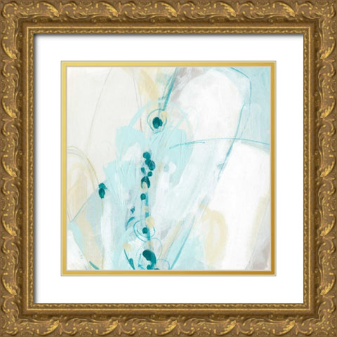 Sea Story IV Gold Ornate Wood Framed Art Print with Double Matting by Vess, June Erica