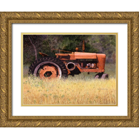 Forgotten Gold Ornate Wood Framed Art Print with Double Matting by Matcham, Marcia