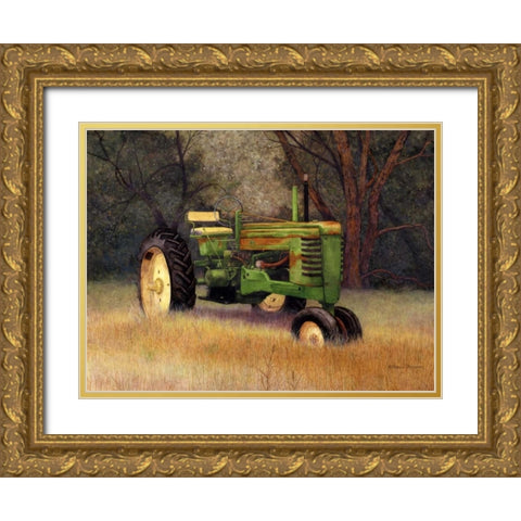 In Repose Gold Ornate Wood Framed Art Print with Double Matting by Matcham, Marcia