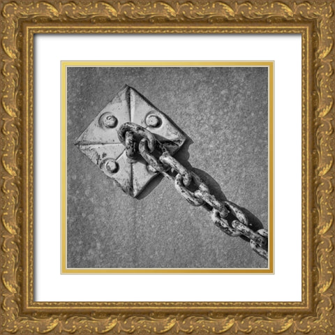 Around Town I Gold Ornate Wood Framed Art Print with Double Matting by Henson, Martin