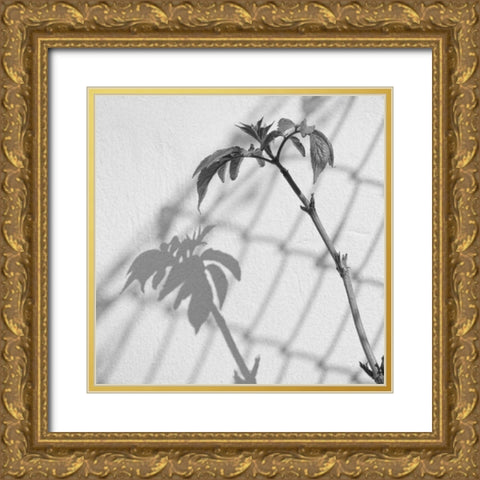 Around Town III Gold Ornate Wood Framed Art Print with Double Matting by Henson, Martin