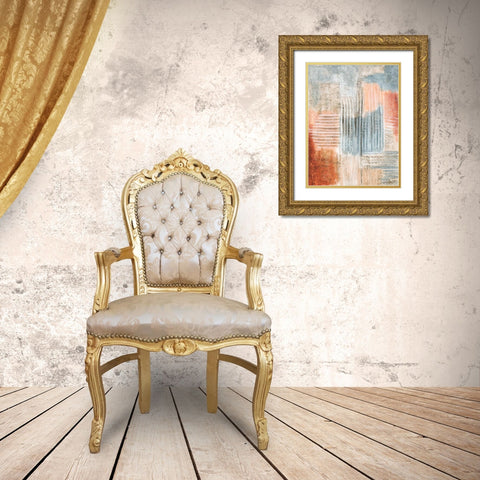 Summer Rust I Gold Ornate Wood Framed Art Print with Double Matting by Lam, Vanna