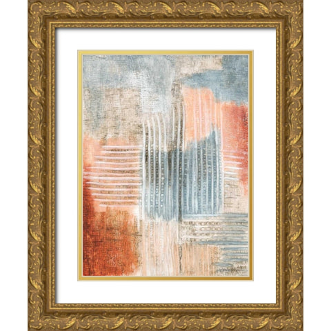 Summer Rust I Gold Ornate Wood Framed Art Print with Double Matting by Lam, Vanna