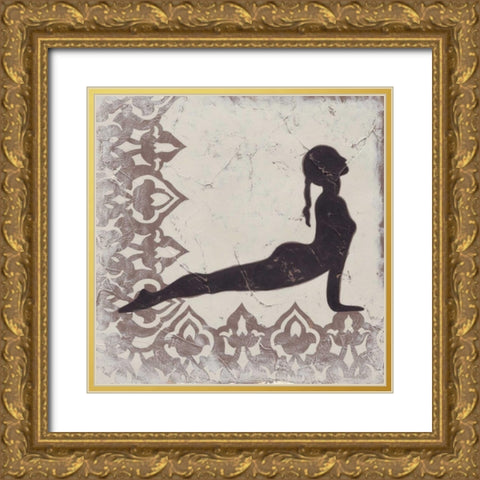 Bliss IV Gold Ornate Wood Framed Art Print with Double Matting by Zarris, Chariklia