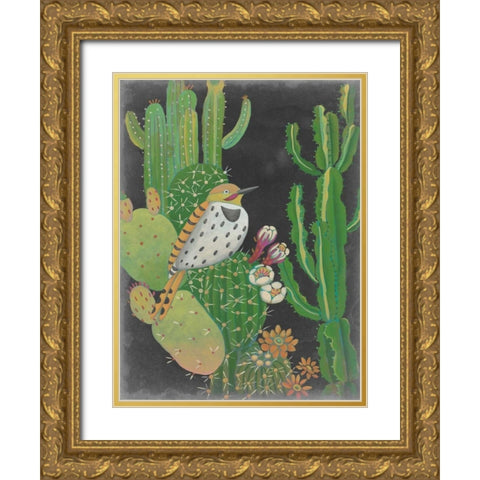 Desert Twilight I Gold Ornate Wood Framed Art Print with Double Matting by Zarris, Chariklia