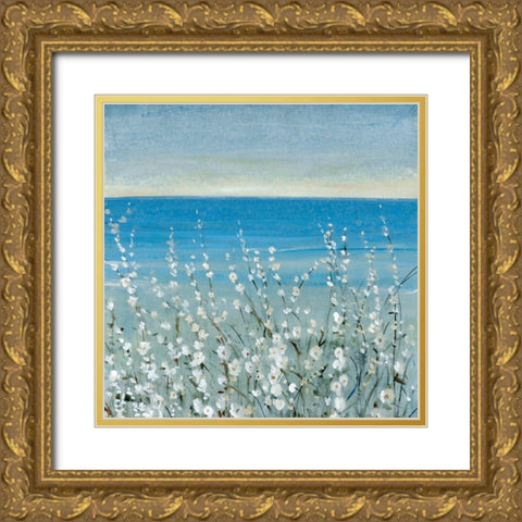 Coastline Blooms I Gold Ornate Wood Framed Art Print with Double Matting by OToole, Tim