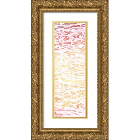 2-Up Summertime River Rocks II Gold Ornate Wood Framed Art Print with Double Matting by Popp, Grace