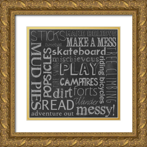 Inspired Youth II Gold Ornate Wood Framed Art Print with Double Matting by Popp, Grace