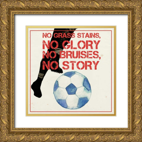 Sports Epigram I Gold Ornate Wood Framed Art Print with Double Matting by Popp, Grace