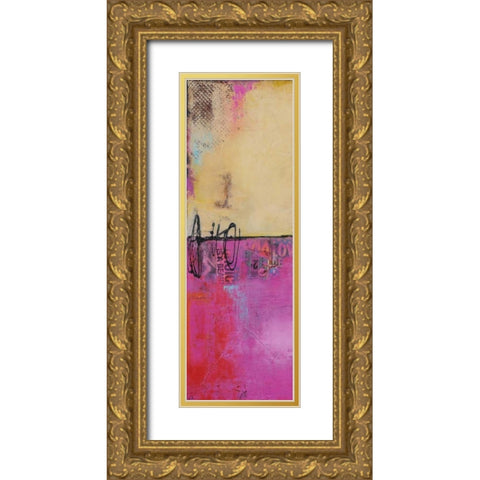 2-Up Urban Poetry I Gold Ornate Wood Framed Art Print with Double Matting by Ashley, Erin