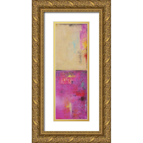 2-Up Urban Poetry II Gold Ornate Wood Framed Art Print with Double Matting by Ashley, Erin