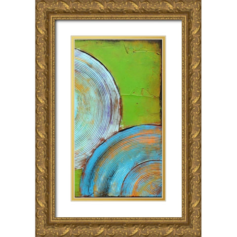 Spring Congo II Gold Ornate Wood Framed Art Print with Double Matting by Ashley, Erin