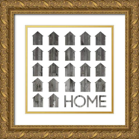 Simply Family I Gold Ornate Wood Framed Art Print with Double Matting by Popp, Grace