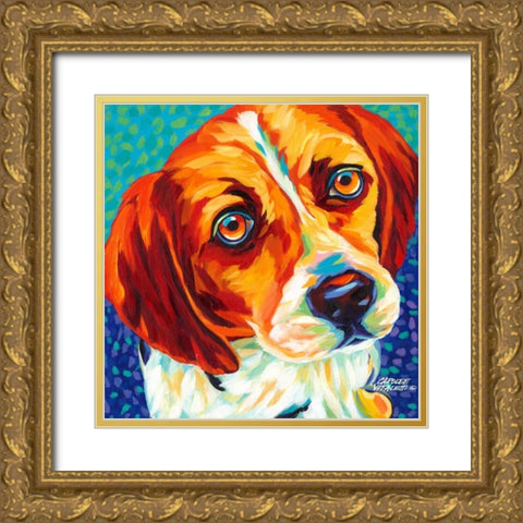 Dogs in Color II Gold Ornate Wood Framed Art Print with Double Matting by Vitaletti, Carolee