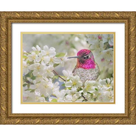 A Brilliant Peace I Gold Ornate Wood Framed Art Print with Double Matting by Robertson, Leda