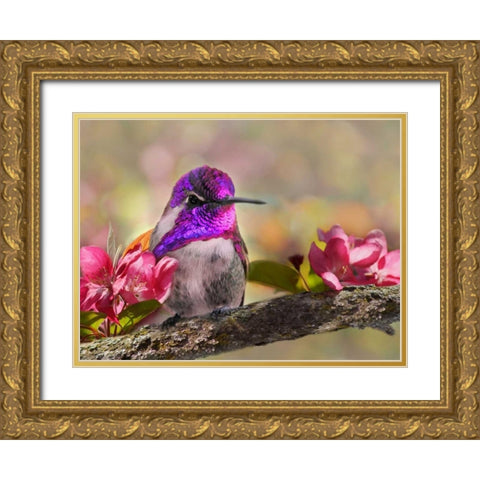 A Brilliant Peace II Gold Ornate Wood Framed Art Print with Double Matting by Robertson, Leda