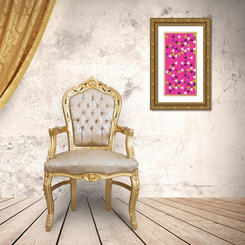 Bunting II Gold Ornate Wood Framed Art Print with Double Matting by Ketchum, Nicole
