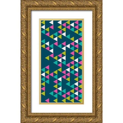 Bunting III Gold Ornate Wood Framed Art Print with Double Matting by Ketchum, Nicole