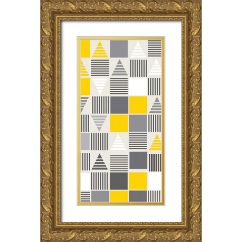 View From Above I Gold Ornate Wood Framed Art Print with Double Matting by Ketchum, Nicole