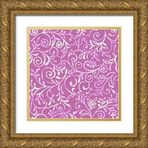 Lirico II Gold Ornate Wood Framed Art Print with Double Matting by Hoffman, Katia