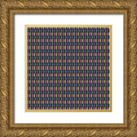 Becara II Gold Ornate Wood Framed Art Print with Double Matting by Hoffman, Katia