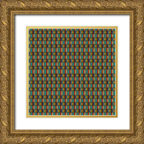 Becara III Gold Ornate Wood Framed Art Print with Double Matting by Hoffman, Katia