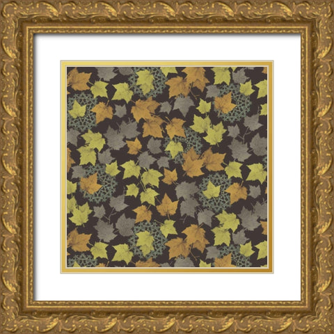 Autumn Favors II Gold Ornate Wood Framed Art Print with Double Matting by Hoffman, Katia