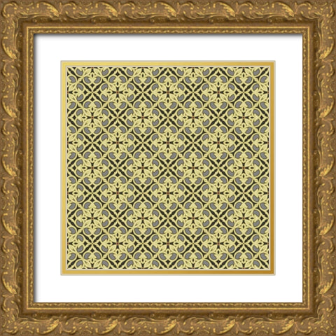 Sheer Romance Foulard II Gold Ornate Wood Framed Art Print with Double Matting by Hoffman, Katia