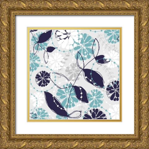 Kerela Wedding X Gold Ornate Wood Framed Art Print with Double Matting by Benyon, Ali